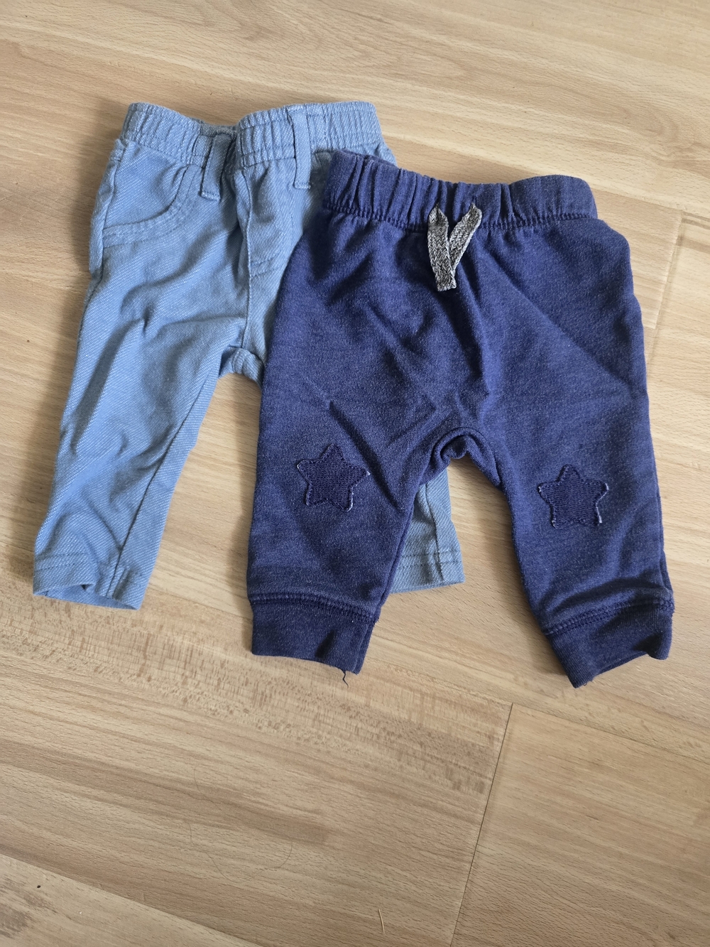 Cat & Jack Baby Blue & Navy Star Knee Joggers Set